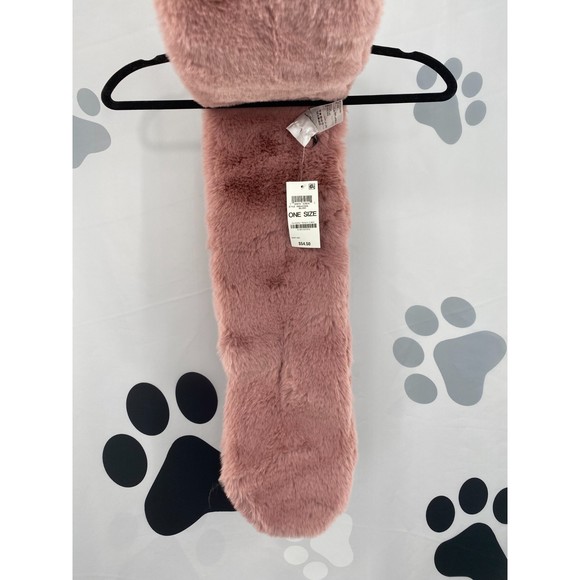 Inc NWT International Concepts Faux Fur Pull Through Scarf Soft Cozy Blush New - Picture 4 of 8